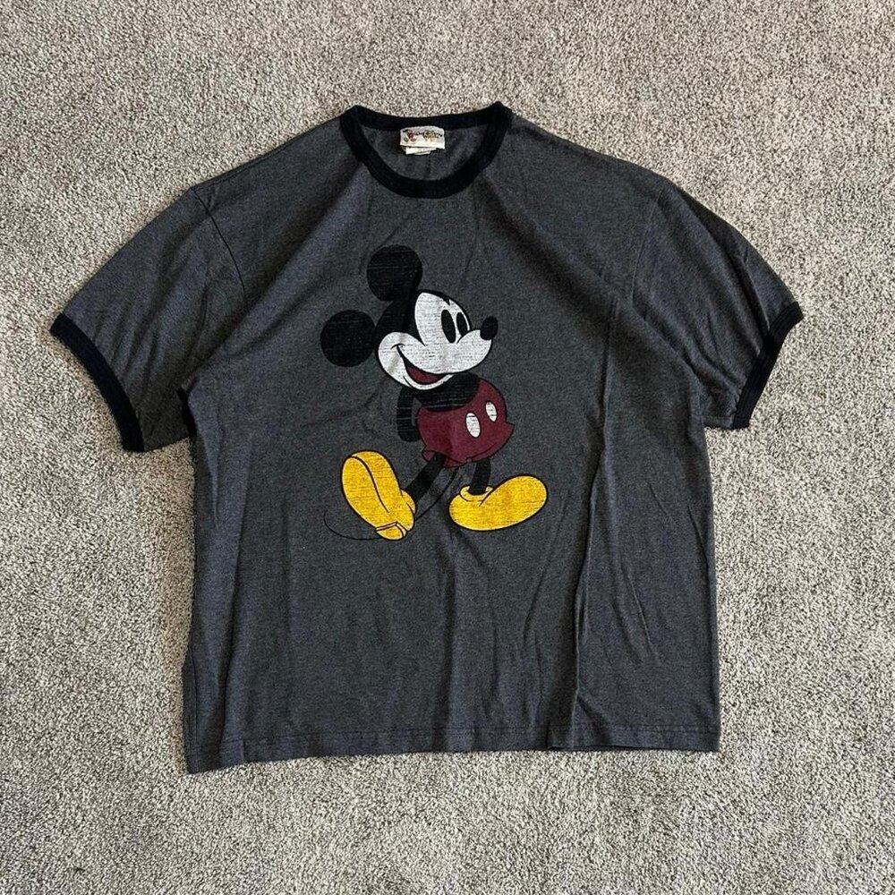 Disney Men's Grey T-shirt